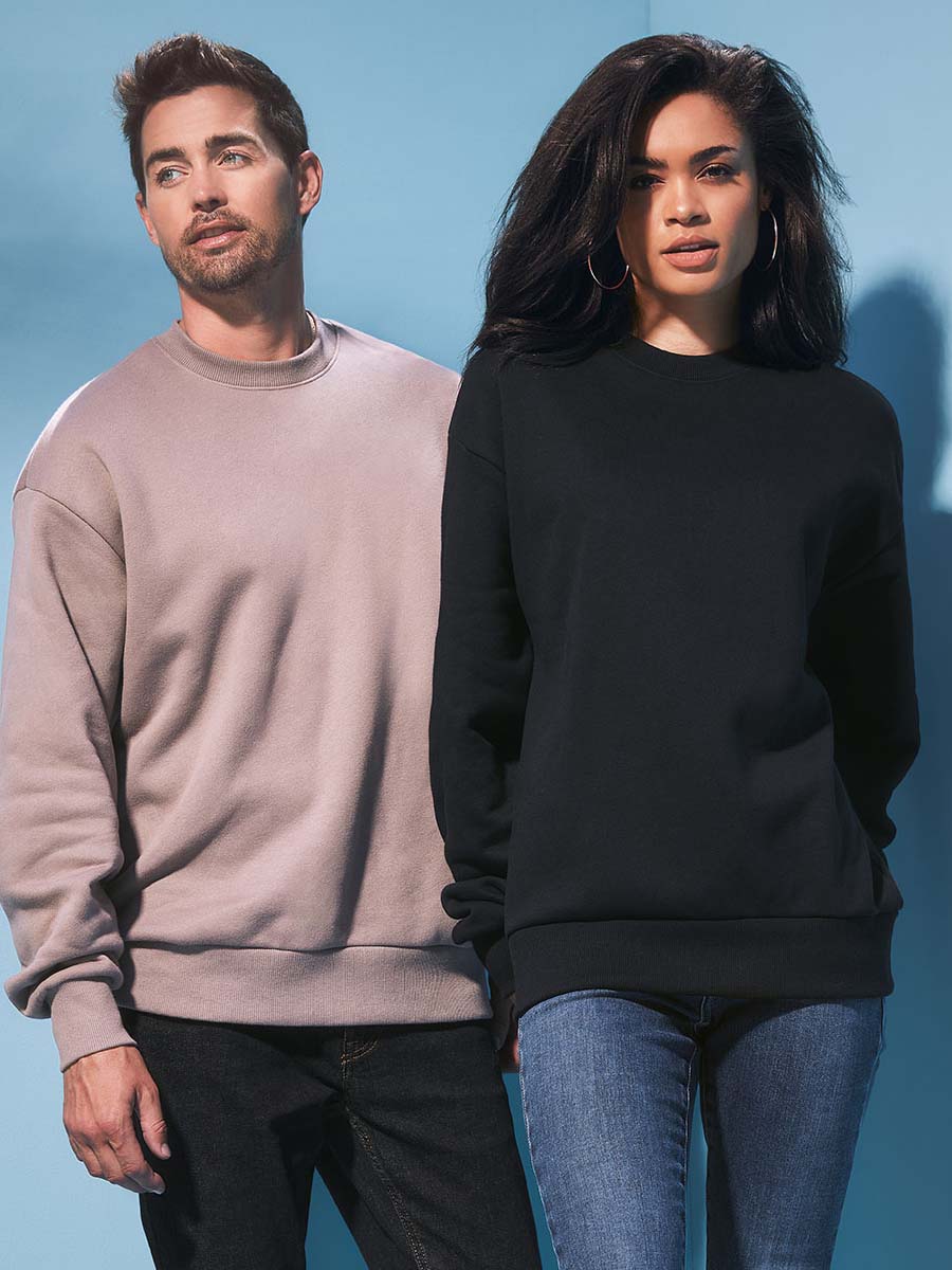FELPA PESANTE GIROCOLLO UNISEX