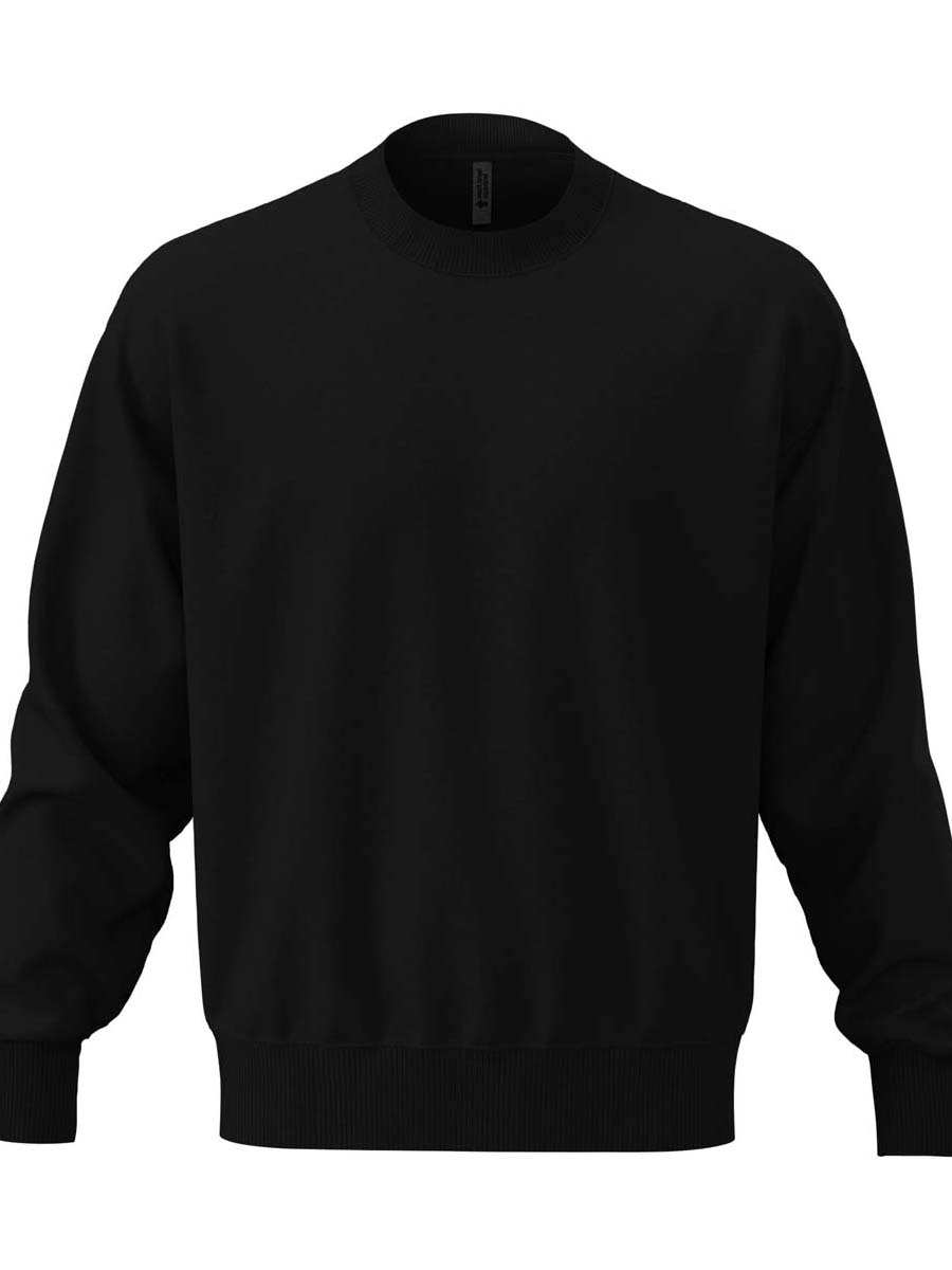 FELPA PESANTE GIROCOLLO UNISEX