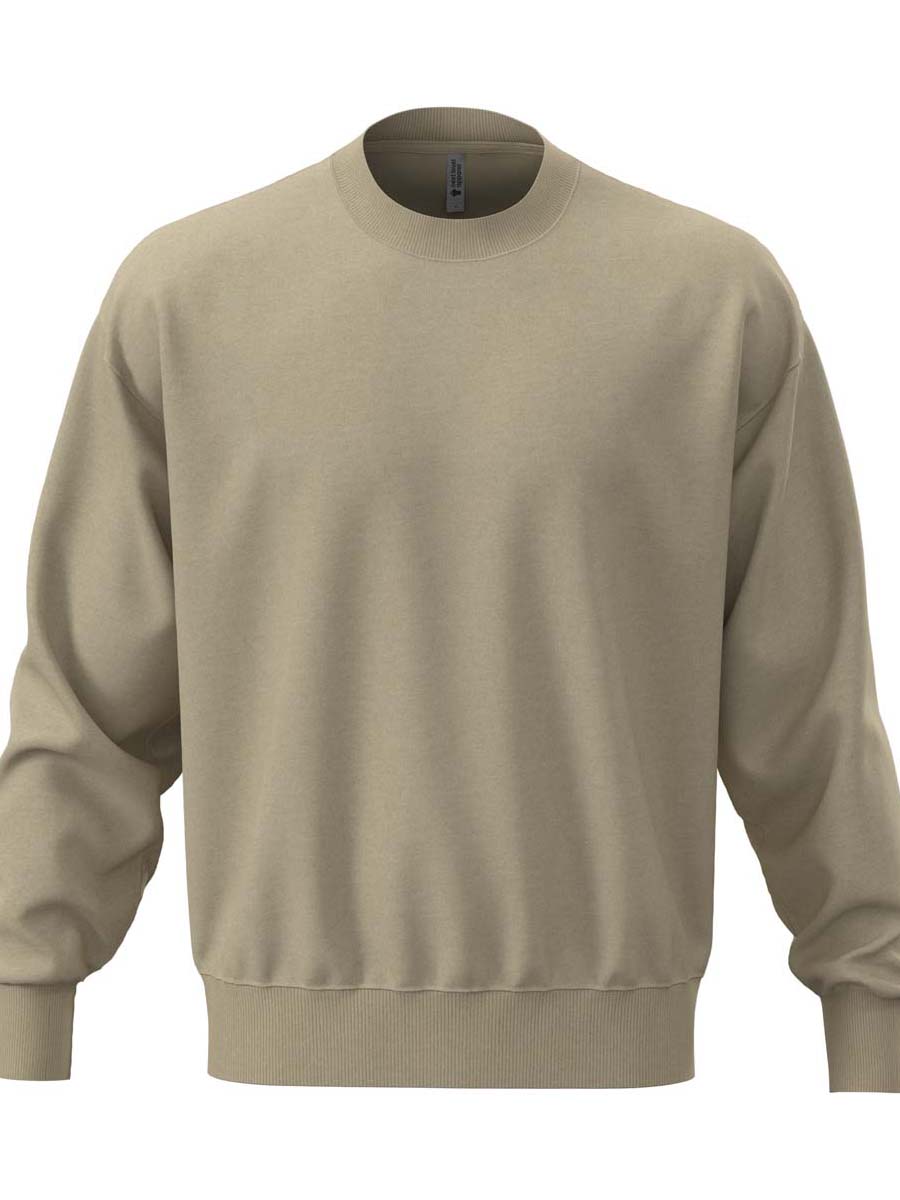 FELPA PESANTE GIROCOLLO UNISEX
