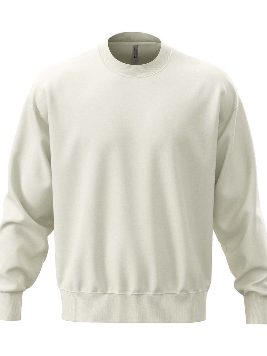 FELPA PESANTE GIROCOLLO UNISEX