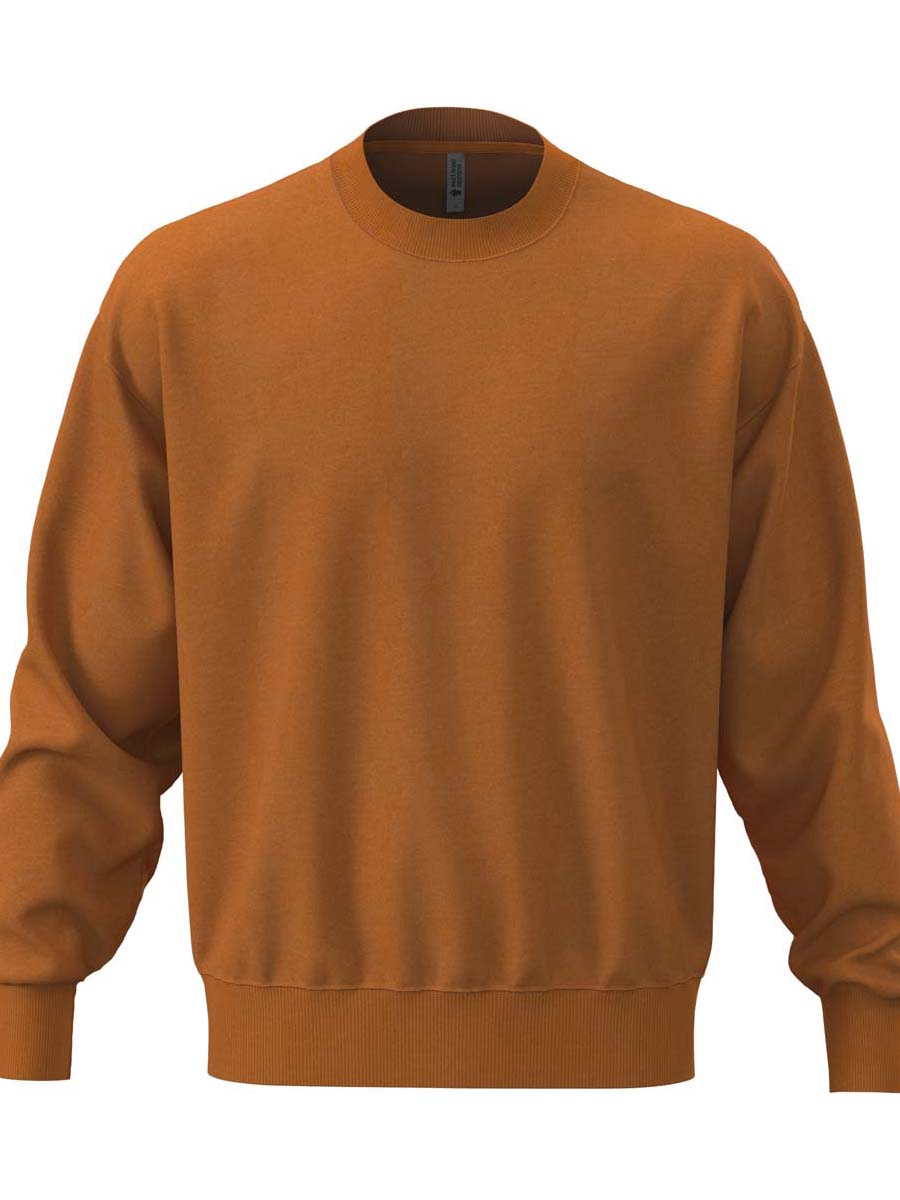 FELPA PESANTE GIROCOLLO UNISEX