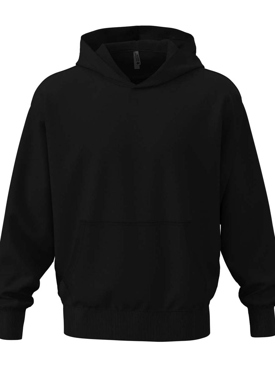 FELPA PESANTE CON CAPPUCCIO UNISEX