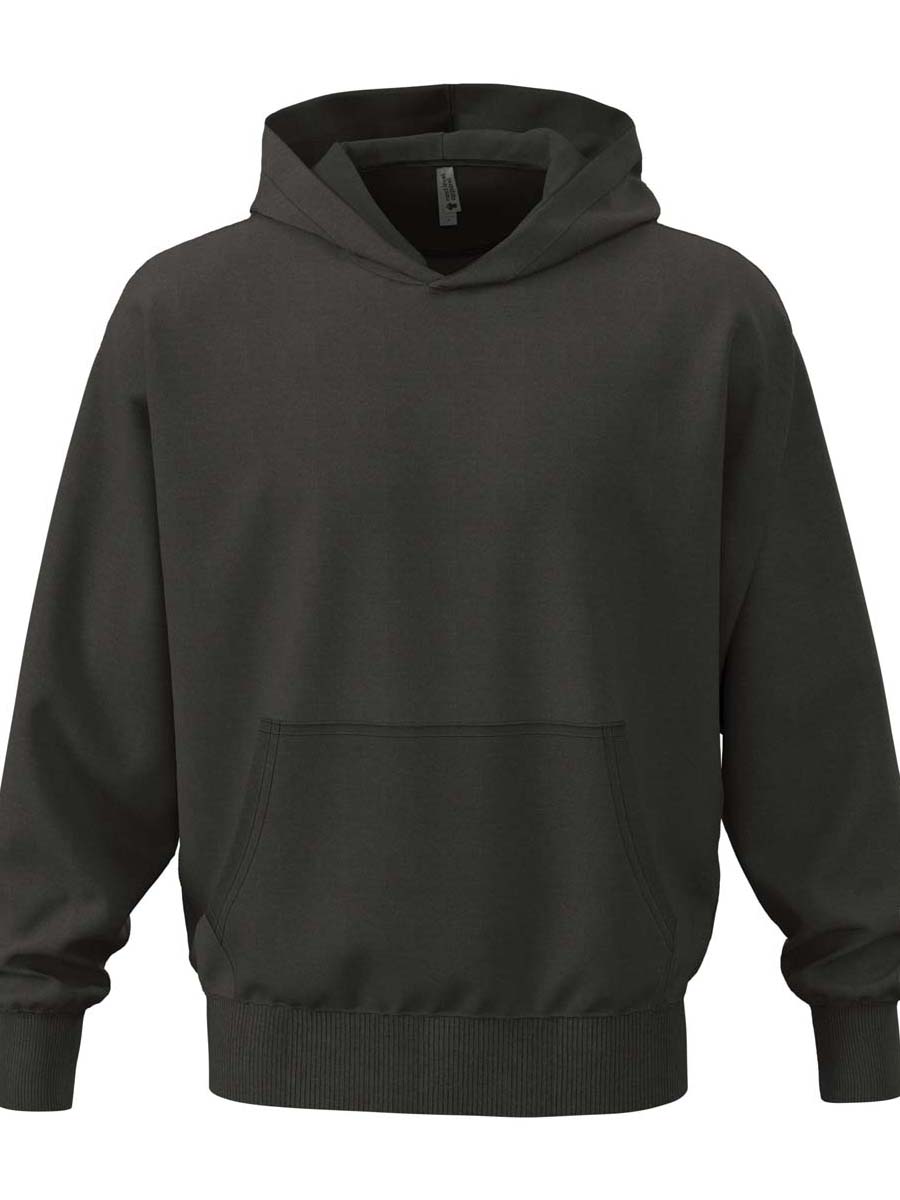 FELPA PESANTE CON CAPPUCCIO UNISEX