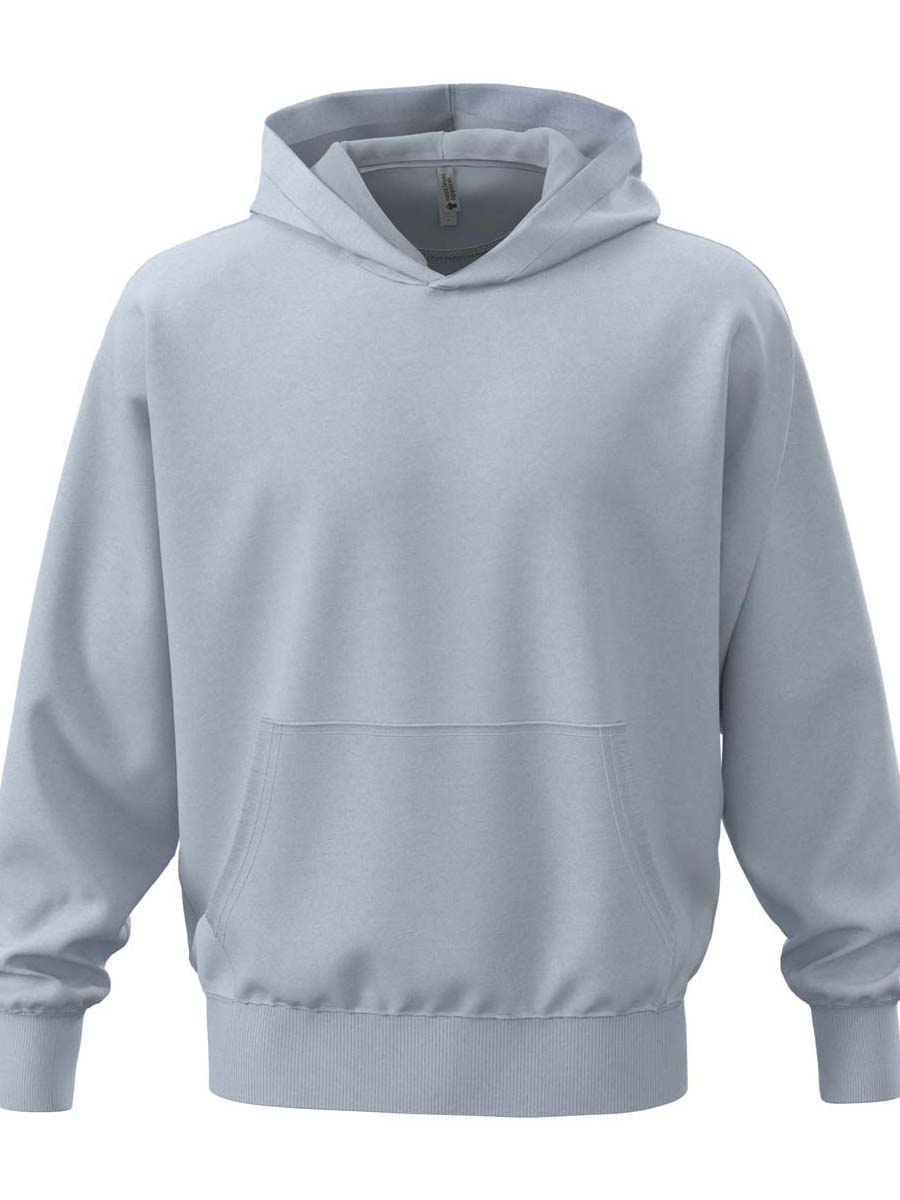 FELPA PESANTE CON CAPPUCCIO UNISEX