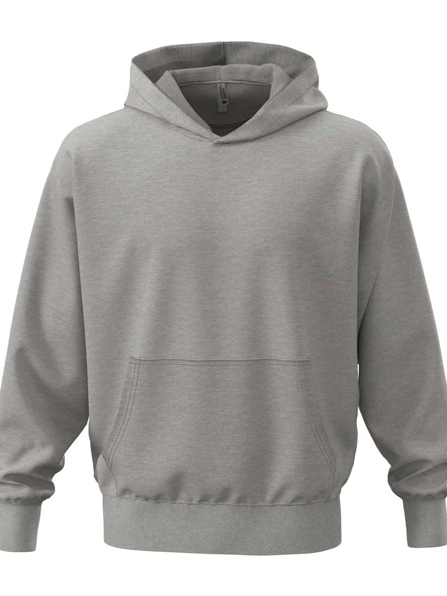 FELPA PESANTE CON CAPPUCCIO UNISEX