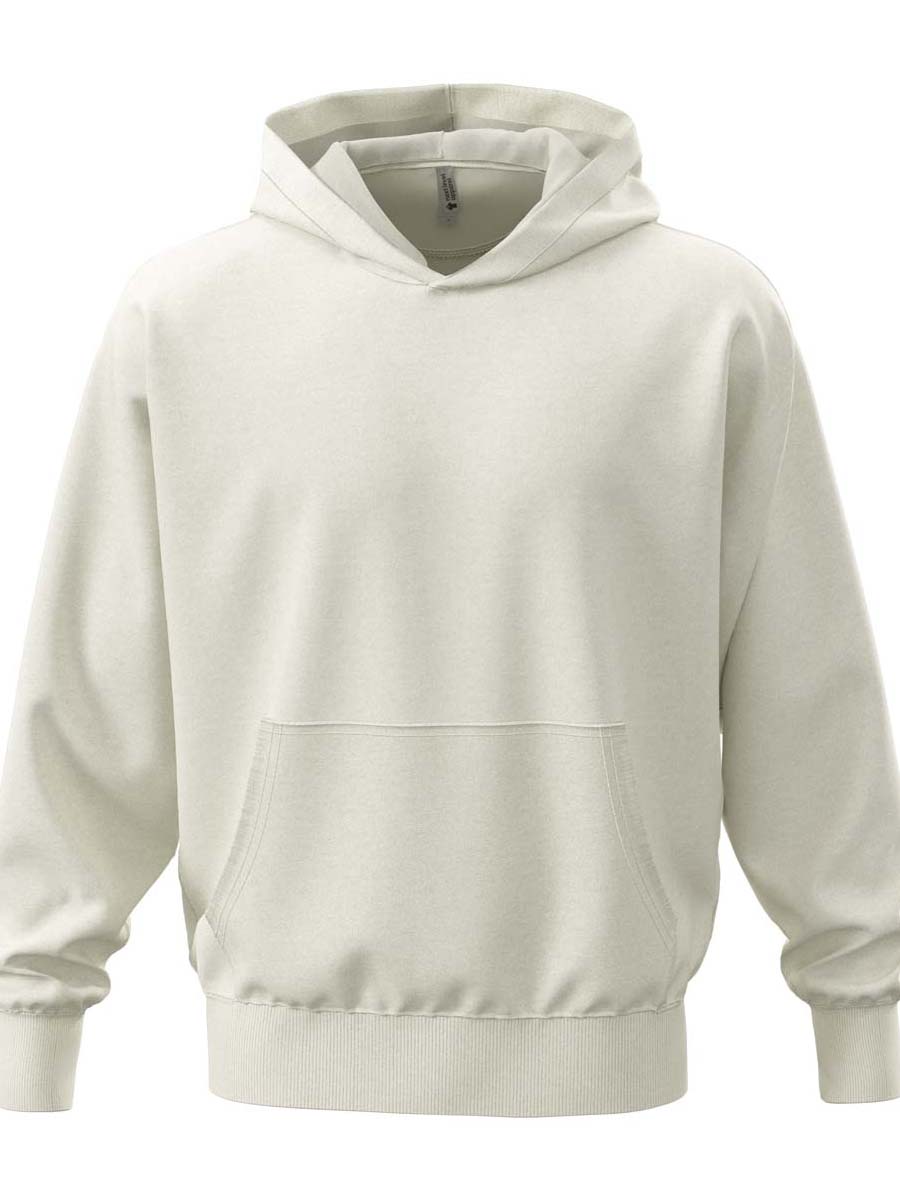 FELPA PESANTE CON CAPPUCCIO UNISEX