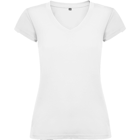 T-SHIRT M/C SCOLLO V DONNA VICTORIA