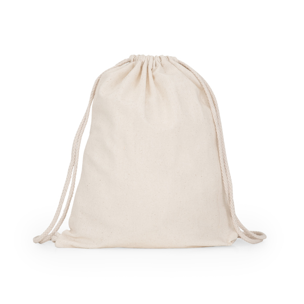 SACCA SPORTIVA IN COTONE NATURALE 34x42cm – MIRLO SACCA SPORTIVA IN COTONE NATURALE 34x42cm – MIRLO