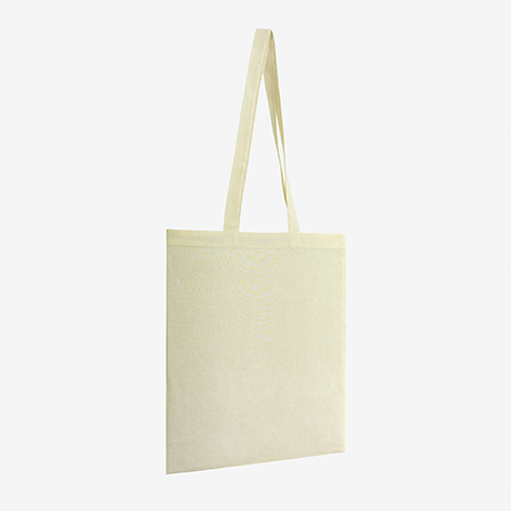 SHOPPER IN COTONE NAT. 140gr 37x41cm MANICI LUNGHI