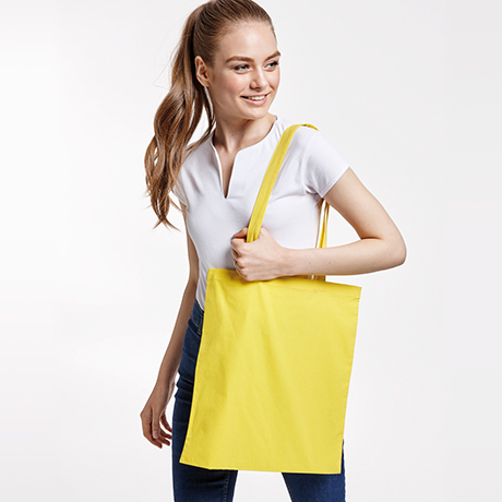 SHOPPER IN COTONE COL. 140gr 37x41cm MANICI LUNGHI