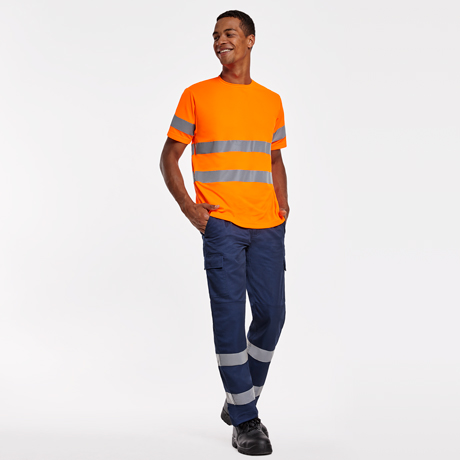 T-SHIRT TECNICA M/C ALTA VISIBILITA' DELTA