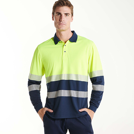 POLO TECNICA M/L ALTA VISIBILITA’ VEGA