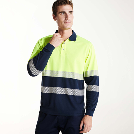 POLO TECNICA M/L ALTA VISIBILITA’ VEGA