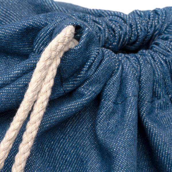 ZAINO CON COULISSE BONEY CON CORDONCINI IN COTONE