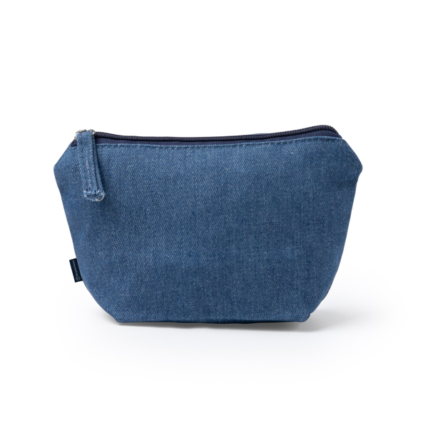 BORSA DA TOILETTE WESLY IN DENIM RICICLATO