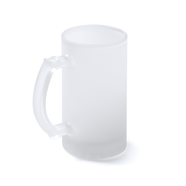 Vaso di vetro borosilicato effetto ghiaccio ADAYA