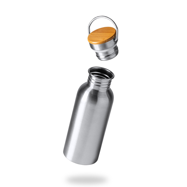 Borraccia in acciaio inox e Bambù Boina 620 ml