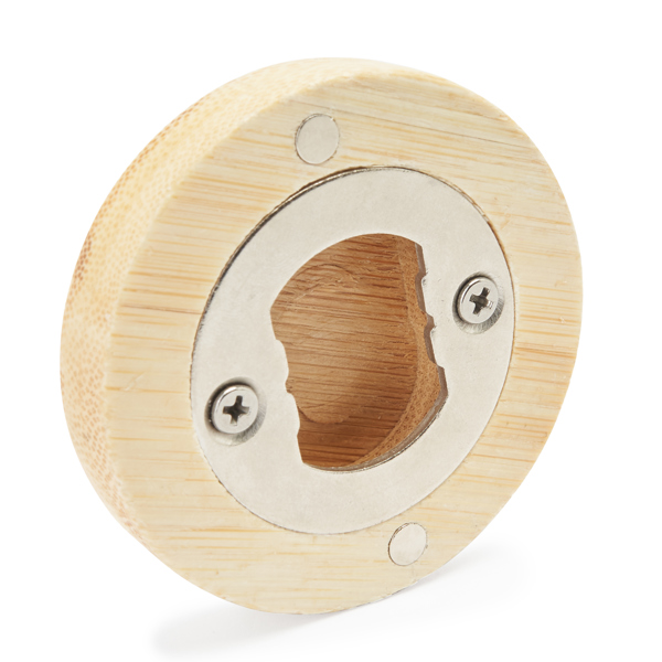 Apribottiglie magnetico in bambù SHERRY