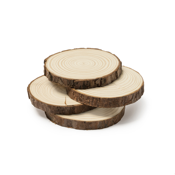 Set 4 sottobicchieri in legno PINEA