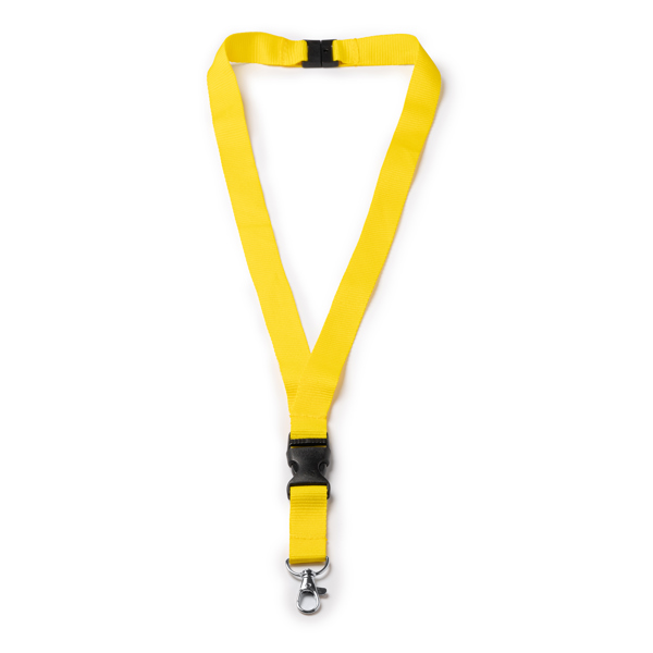 Lanyard GUEST in poli con moschettone