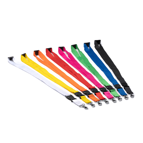 Lanyard GUEST in poli con moschettone