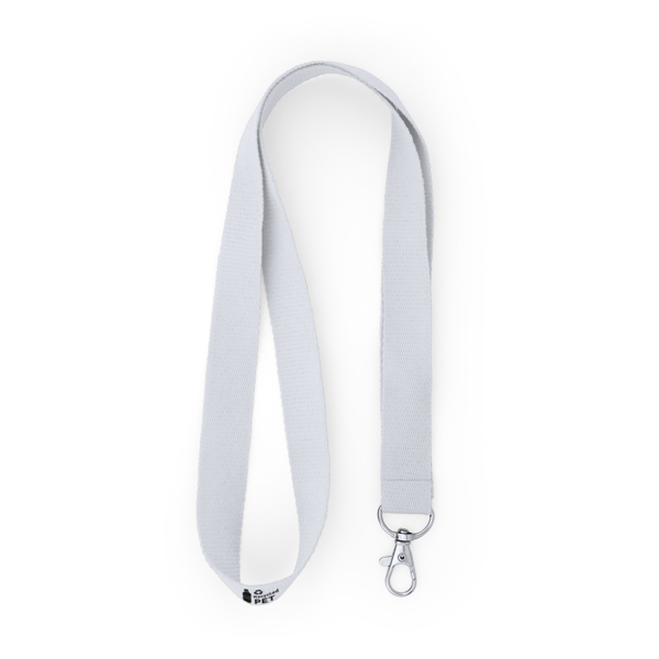 Lanyard in RPET Ecohost con moschettone