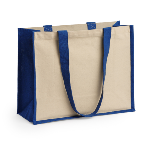 Borsa in juta ML con 2 lati in cotone