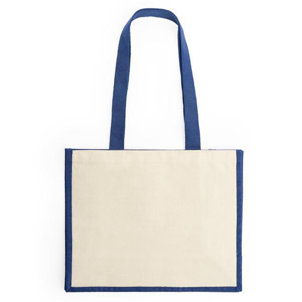 Borsa in juta ML con 2 lati in cotone