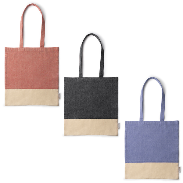 SHOPPER IN COTONE RIC. 120gr 38x42cm MANICI LUNGHI