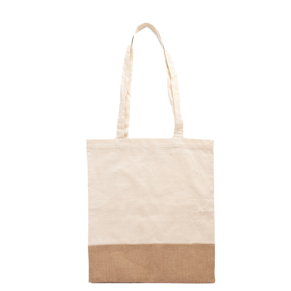 SHOPPER IN COTONE 120g/m² E JUTA CON ML 70CM