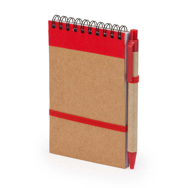 Set Blocco note a spirale con penna LIEN