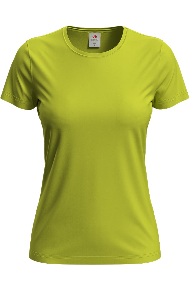 T-SHIRT M/C CLASSIC-T FITTED DONNA GIROCOLLO