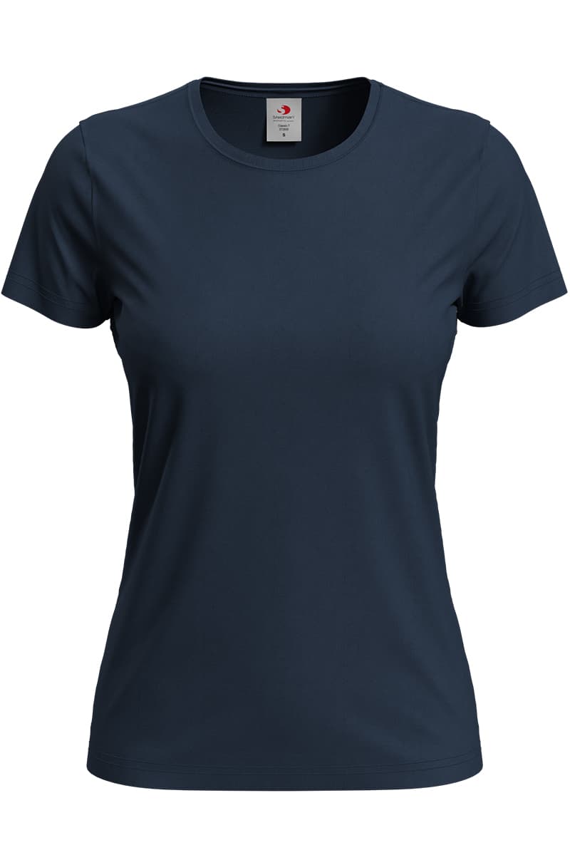 T-SHIRT M/C CLASSIC-T FITTED DONNA GIROCOLLO