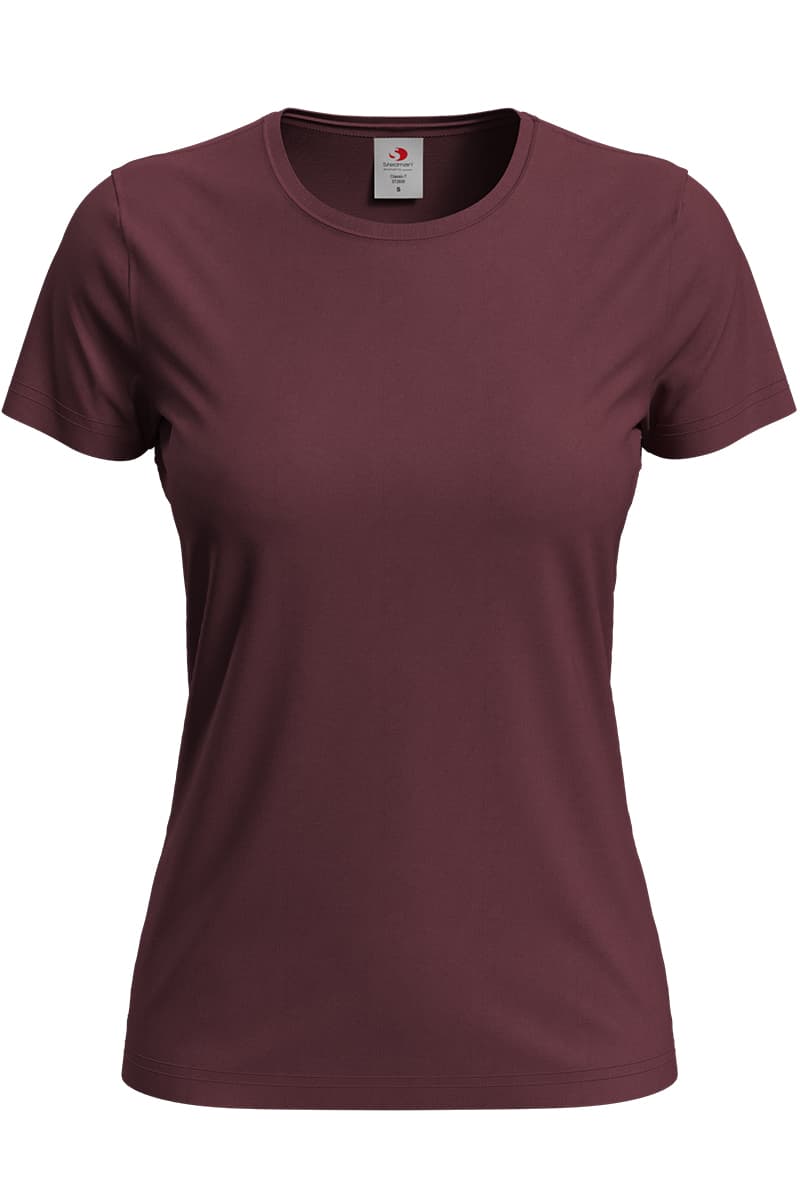 T-SHIRT M/C CLASSIC-T FITTED DONNA GIROCOLLO