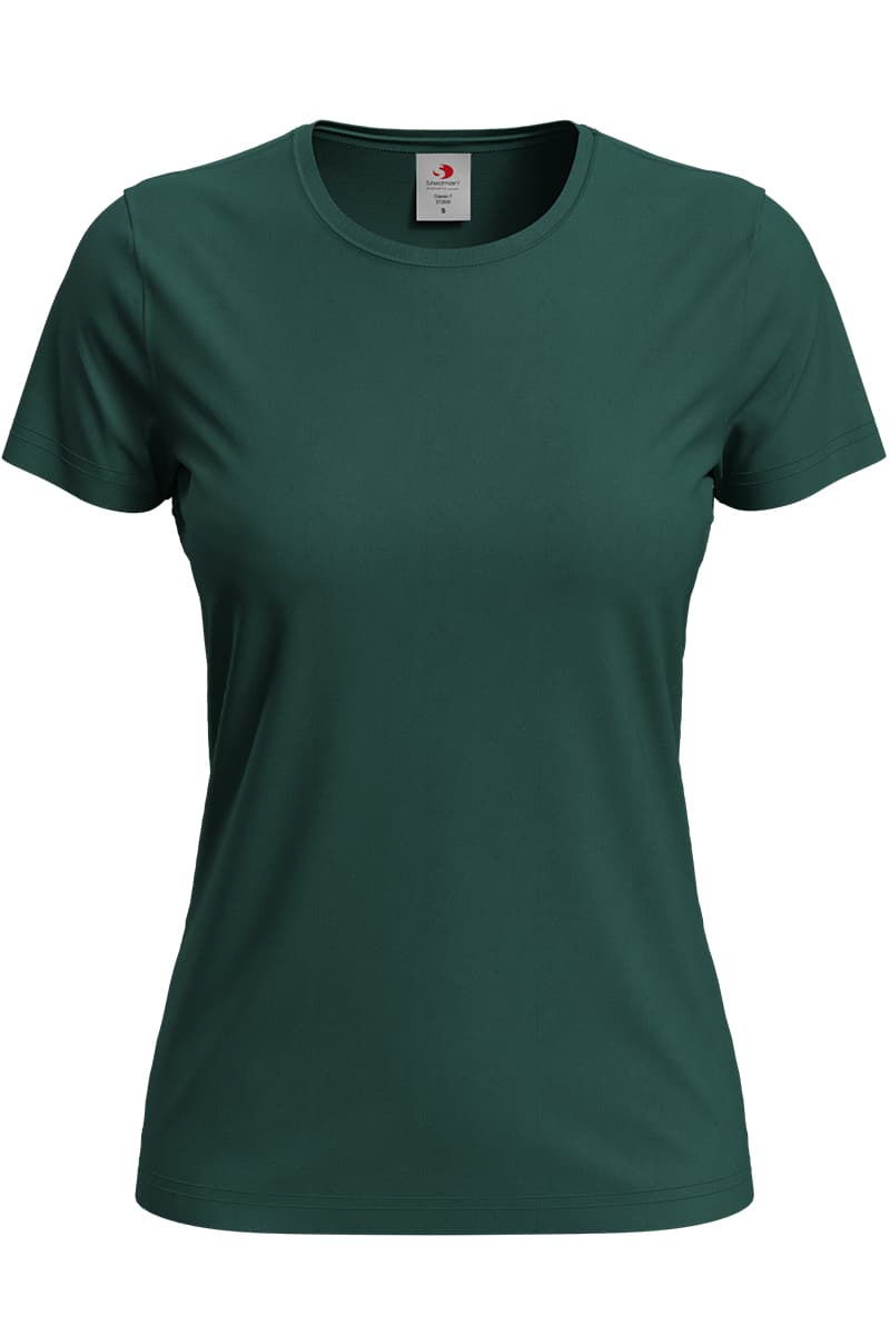 T-SHIRT M/C CLASSIC-T FITTED DONNA GIROCOLLO