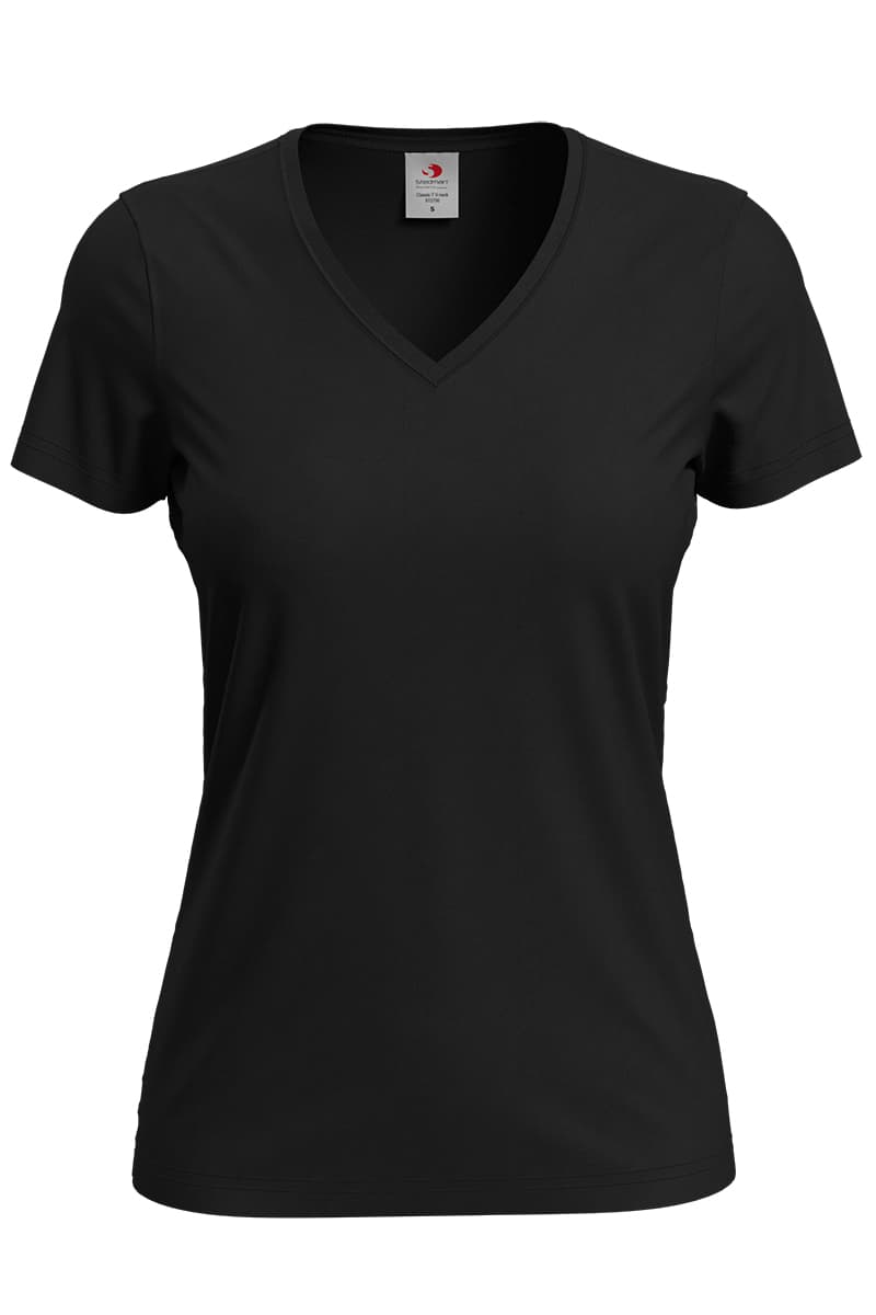 T-SHIRT M/C CLASSIC SCOLLO A V DONNA T-SHIRT M/C CLASSIC SCOLLO A V DONNA