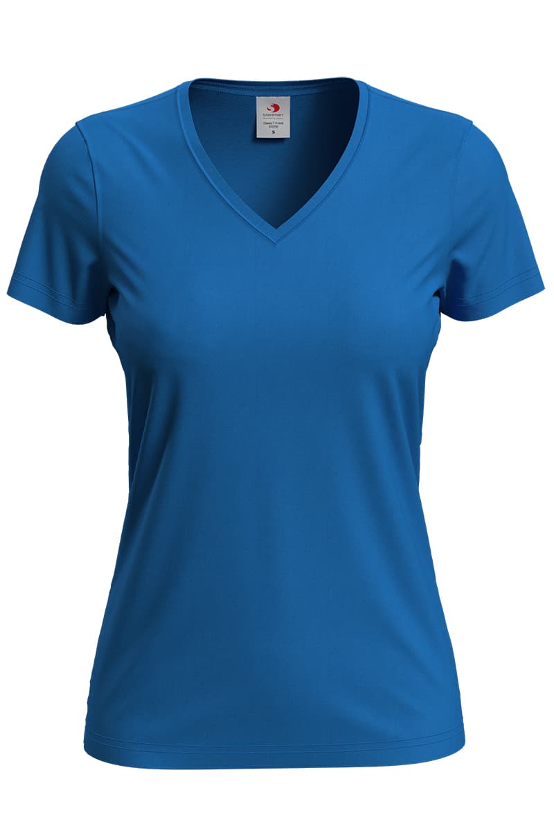 T-SHIRT M/C CLASSIC SCOLLO A V DONNA T-SHIRT M/C CLASSIC SCOLLO A V DONNA