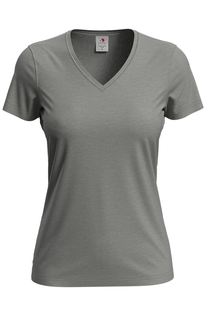 T-SHIRT M/C CLASSIC SCOLLO A V DONNA T-SHIRT M/C CLASSIC SCOLLO A V DONNA