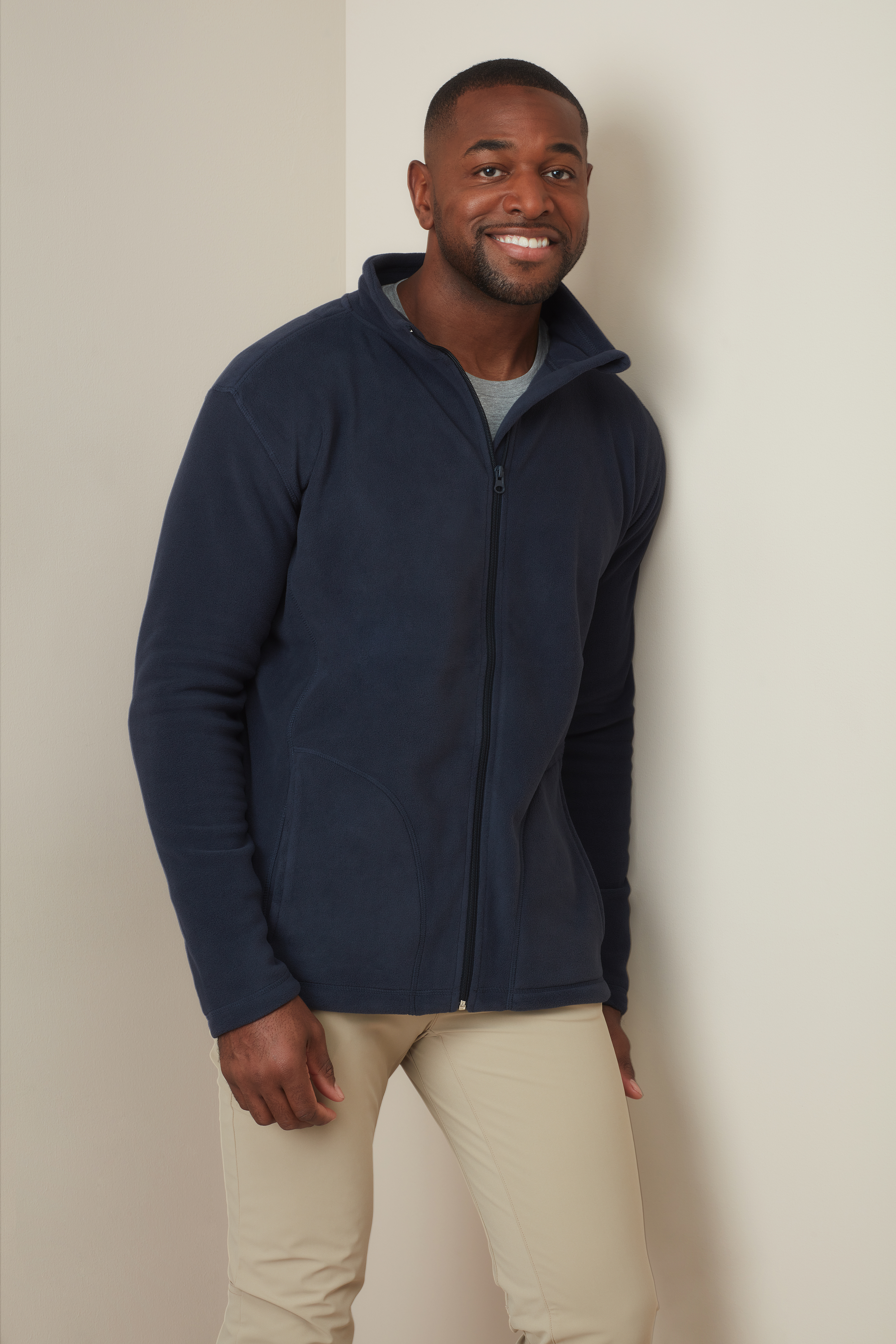 FELPA IN PILE ZIP INTERA ACTIVE UOMO