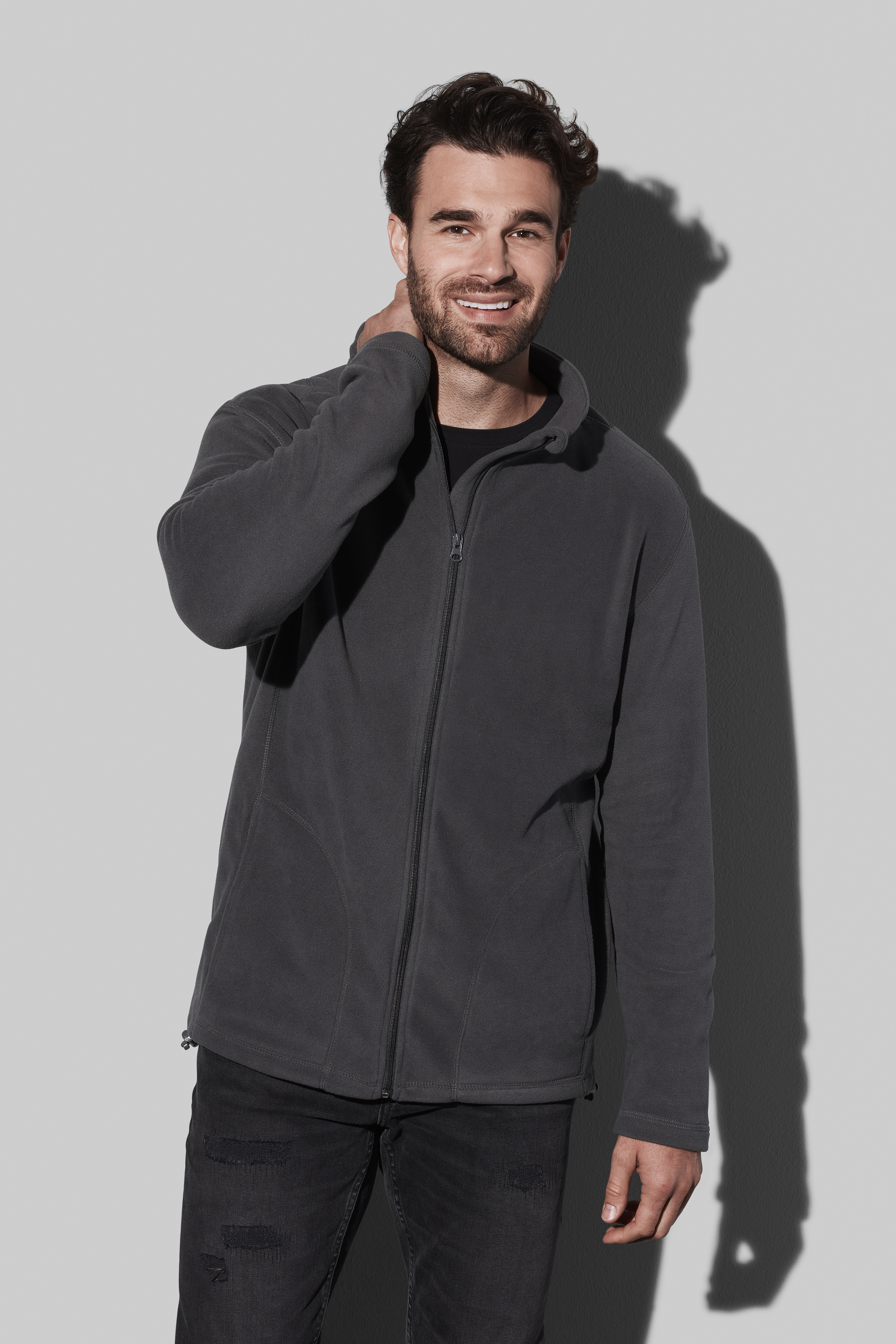 FELPA IN PILE ZIP INTERA ACTIVE UOMO