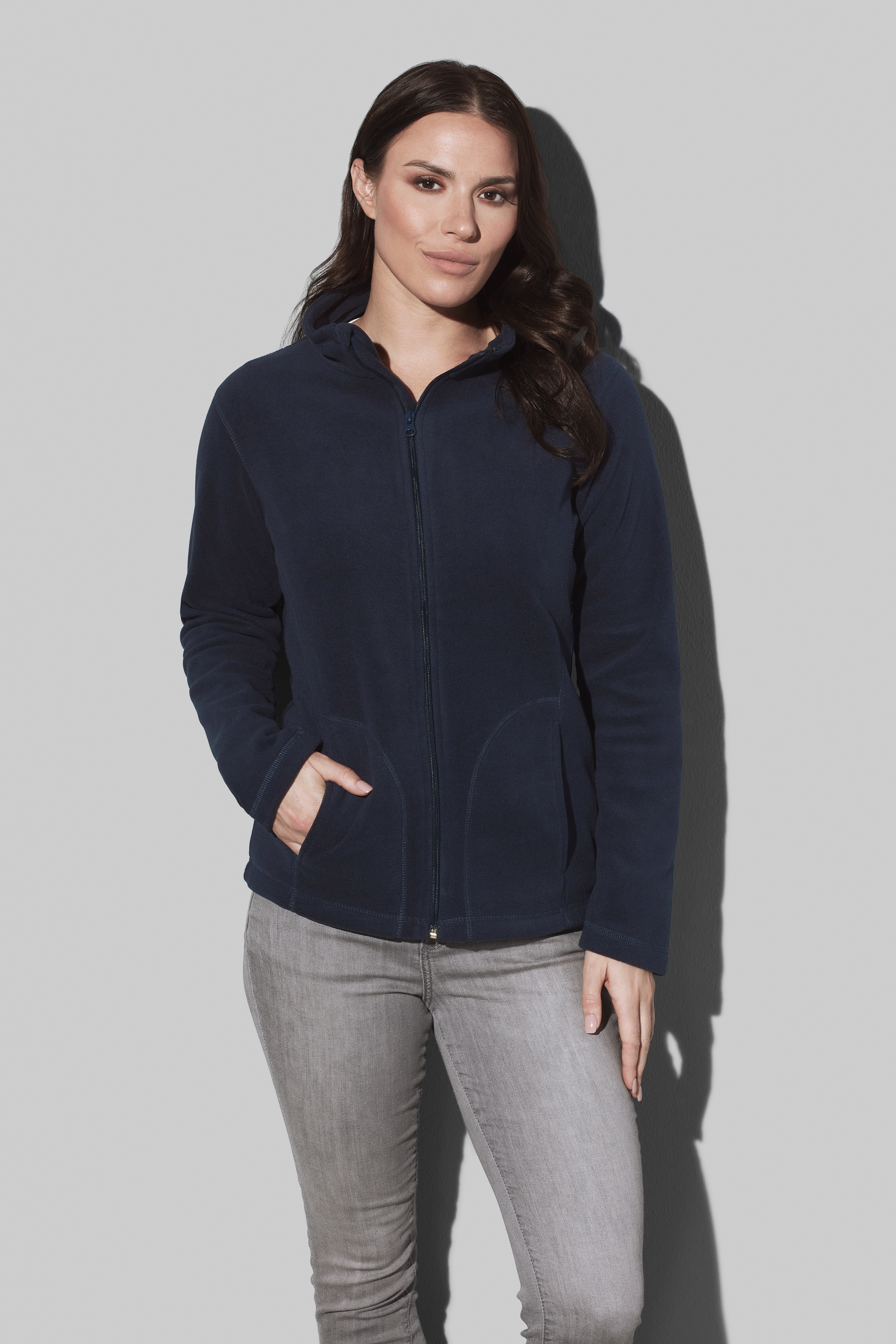 FELPA IN PILE ZIP INTERA ACTIVE DONNA FELPA IN PILE ZIP INTERA ACTIVE DONNA