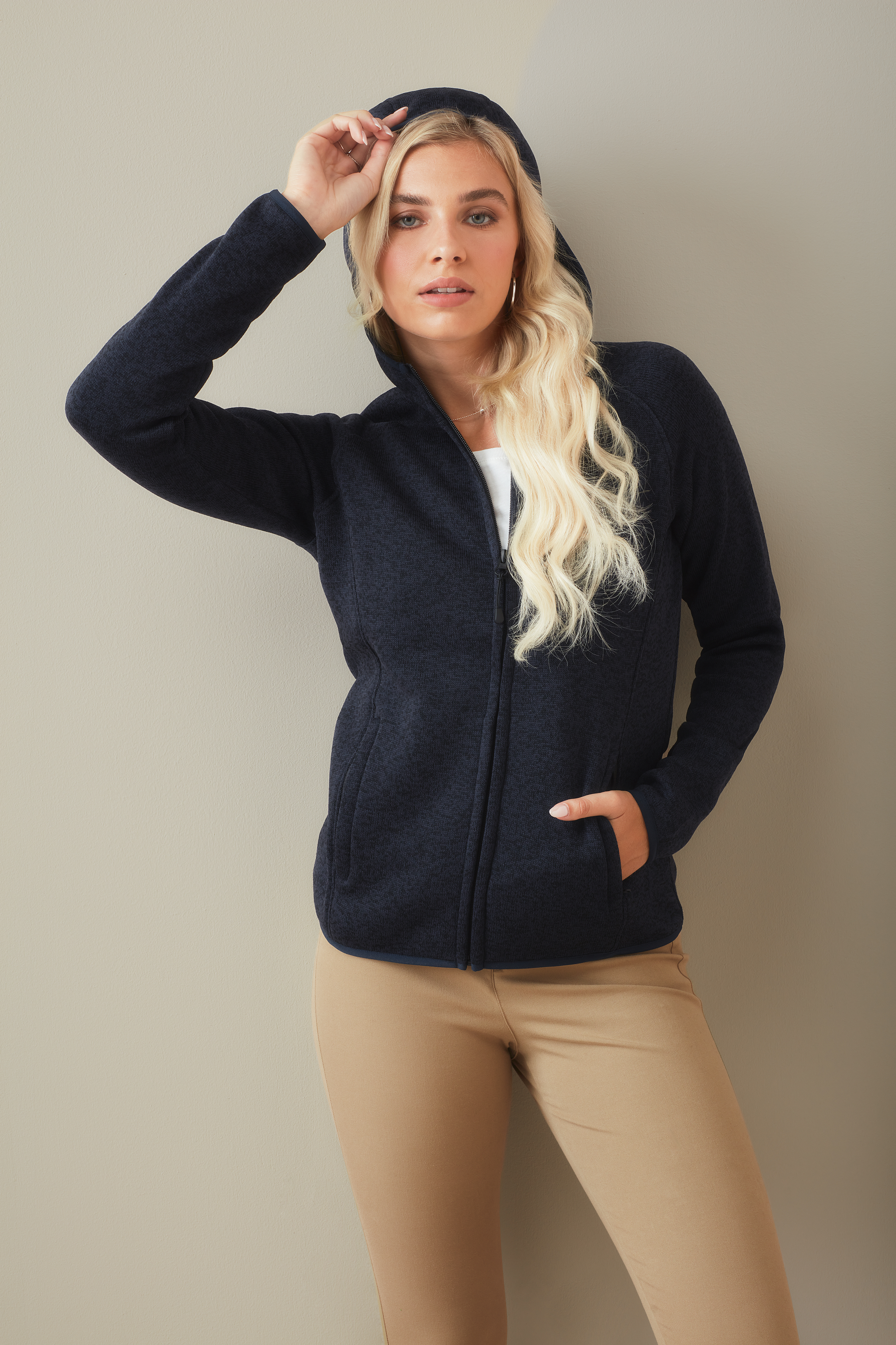 GIACCA IN PILE CON CAPPUCCIO LUX DONNA