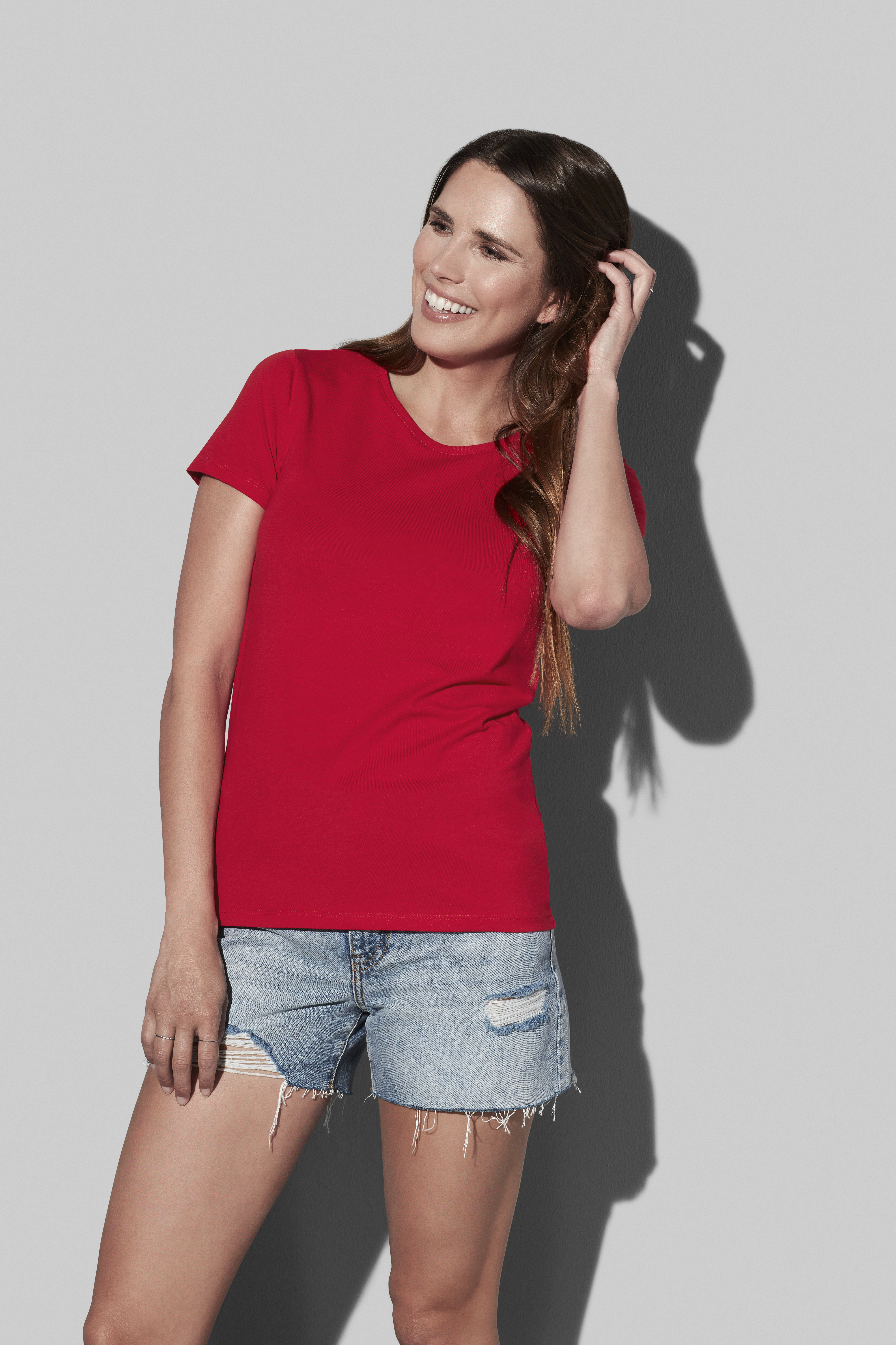 T-SHIRT M/C LUX DONNA 160 GSM