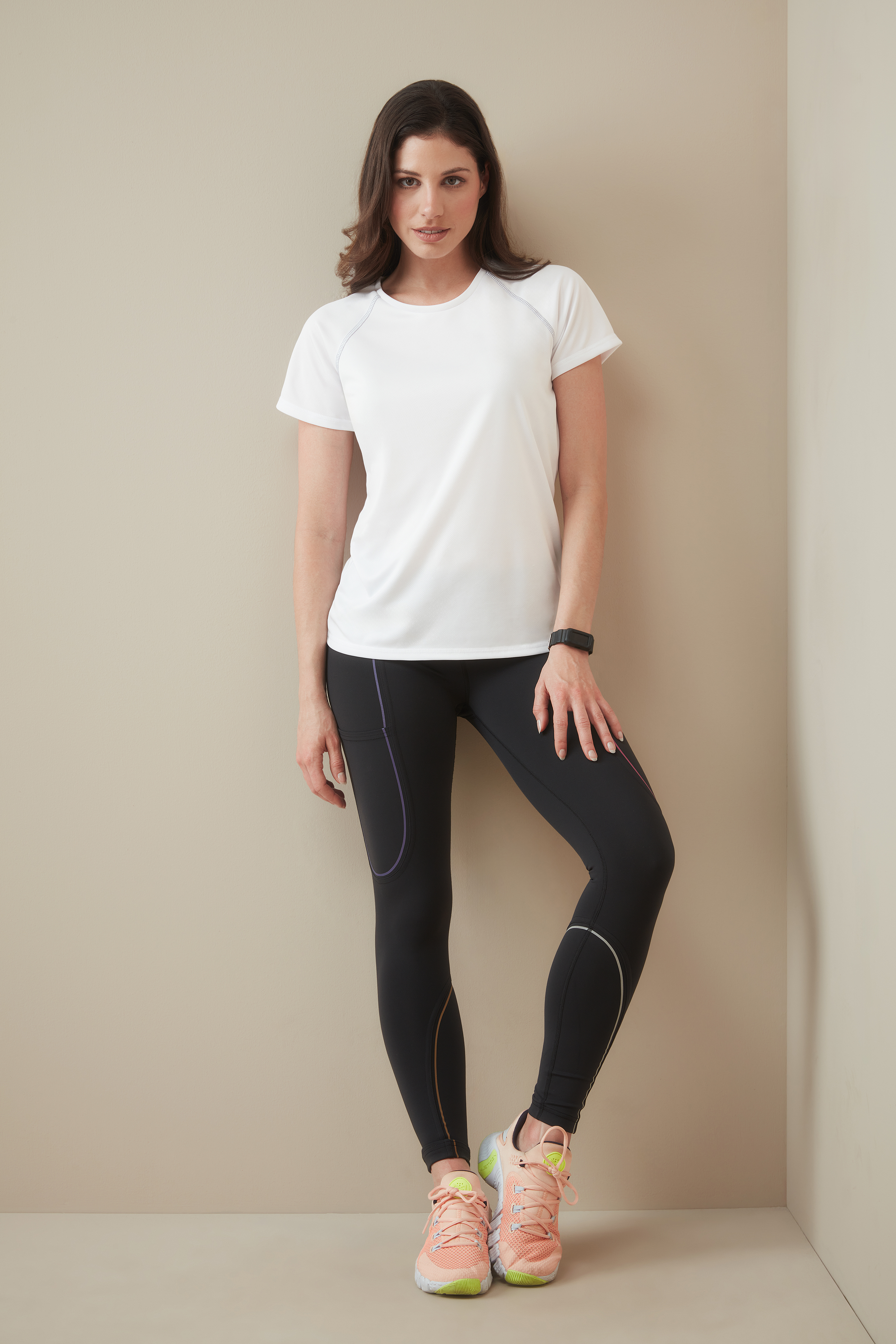 T-SHIRT ACTIVE TEAM RAGLAN DONNA