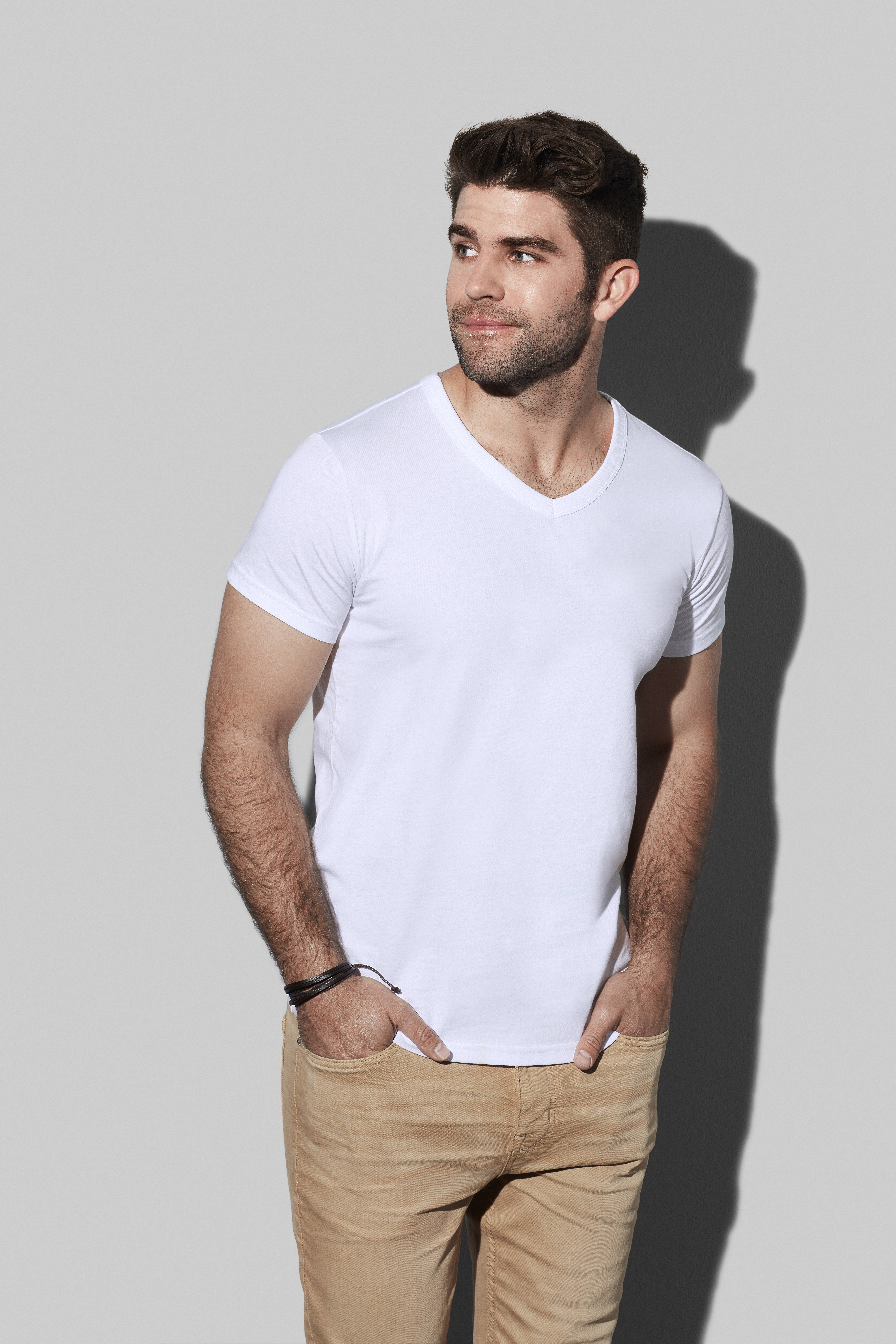 T-SHIRT M/C BEN SCOLLO A V UOMO