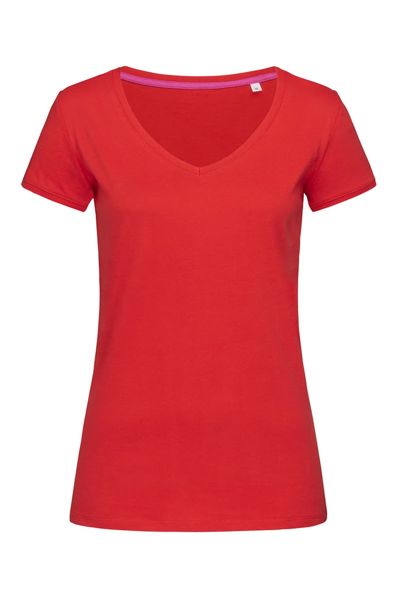 T-SHIRT M/C MEGAN SCOLLO A V DONNA T-SHIRT M/C MEGAN SCOLLO A V DONNA